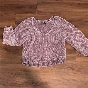Women's Purple Express Sweater Small